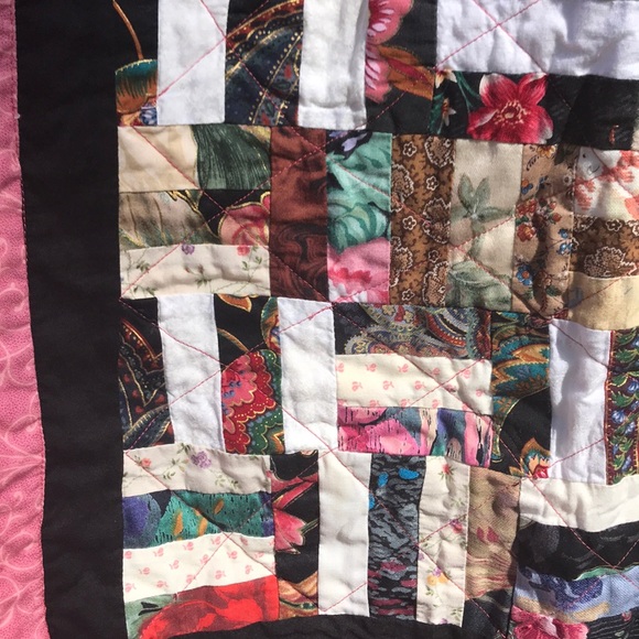 Handmade Asian Inspired Quilt Wall Hanging - Picture 5 of 6